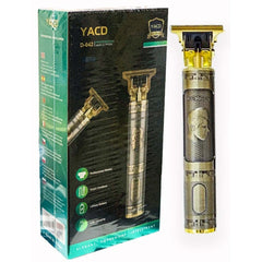YACD D-044 Cordless Hair Clipper. Affordable elegant metal body, professional stainless blade, USB charging, 120-min runtime.