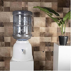 Water Dispenser DWD-03 White | Compact 5 Gallon Countertop Model for Home and Office | Dishwasher Safe