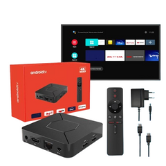 Q5 Android 10.0 OS 4K Smart TV Box | Allwinner H313 Media Player with 2GB RAM, 8GB Storage, Voice Remote | Supports 8K UHD Streaming | Android TV Box with Ethernet