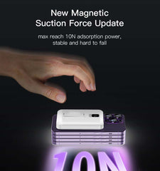 YP45 10000mAh Wireless Fast Charging MagSafe Battery Pack – Magnetic Battery Case Power Bank