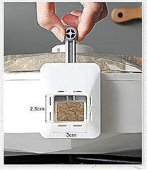 Wall-Mounted 6-Grid Dry Food Dispenser | Cereal, Rice, Candy, Coffee Bean, Snack, and Grain Storage Container