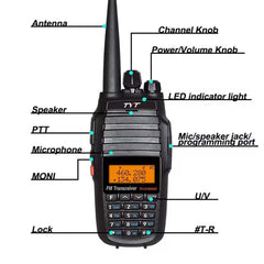 TYT TH-UV8000 OEM Mini FM Portable Walkie-Talkie. Long-range 10km Hoki Toki for outdoor & professional use. Compact design.