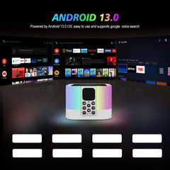 Z1 MIX ATV Android 13 TV Box - 8K/4K HDR, BT5.0 Voice Remote, 2GB/16GB - Ultimate Smart Streaming Media Player
