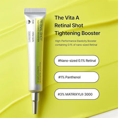 Vita A Retinal Shot Tightening Booster. Advanced retinal serum for deep wrinkles, firming & skin renewal. All skin types.