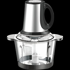 Stainless Steel Electric Blender & Meat Grinder - Portable Multifunction Food Processor for Kitchen, Safe & Low-Noise